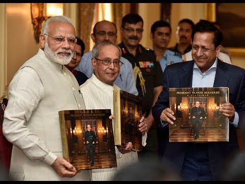 PM Modi to release the book ” President Pranab Mukherjee – A statesman ” at Rashtrapati Bhavan