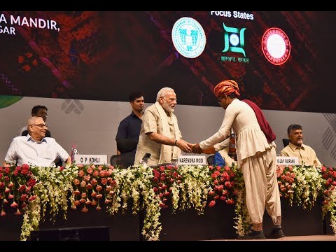 PM Narendra Modi inaugurates ‘Textile India 2017’ in Gandhinagar, Gujarat
