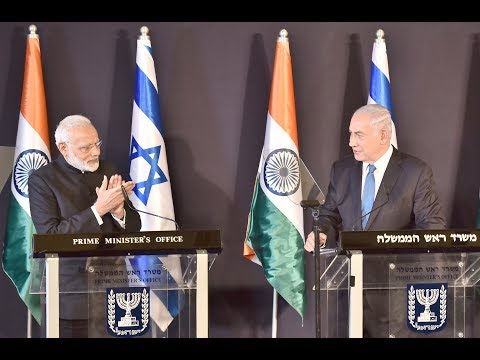PM Modi at Joint Press Statements with Prime Minister Benjamin Netanyahu in Jerusalem, Israel
