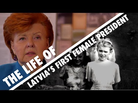 The life of Latvia’s first female president