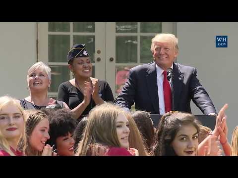 President Trump Speaks to the American Legion Boys Nation and the American Legion Aux Girls Nation