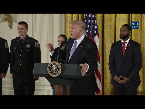 President Trump Recognizes First Responders to the June 14 Shooting Involving Congressman Scalise