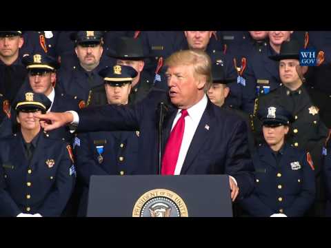 President Trump Gives Remarks on MS-13 to Federal, State, and Local Law Enforcement
