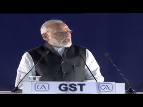PM Narendra Modi at Charted Accountant Day at IGI Stadium, Delhi