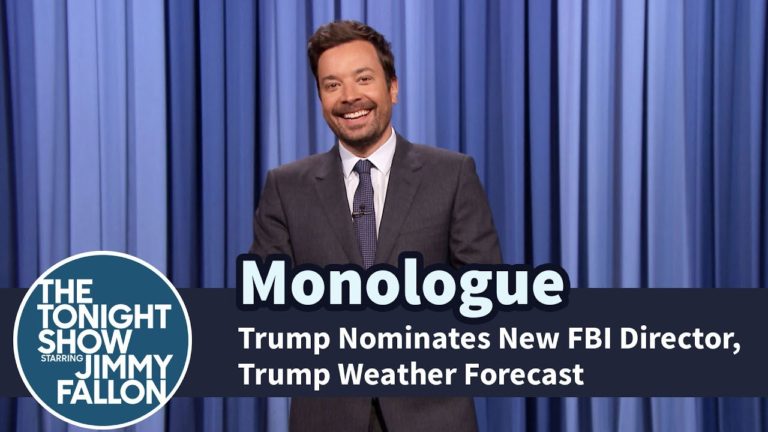Trump Nominates New FBI Director, Trump Weather Forecast – Monologue