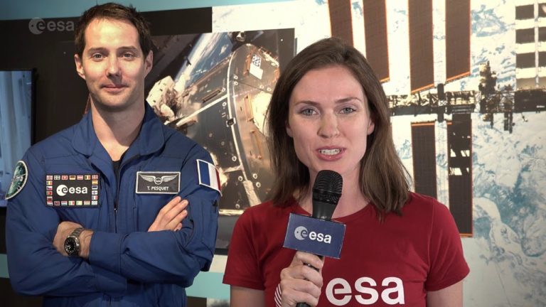 Thomas Pesquet at Le Bourget