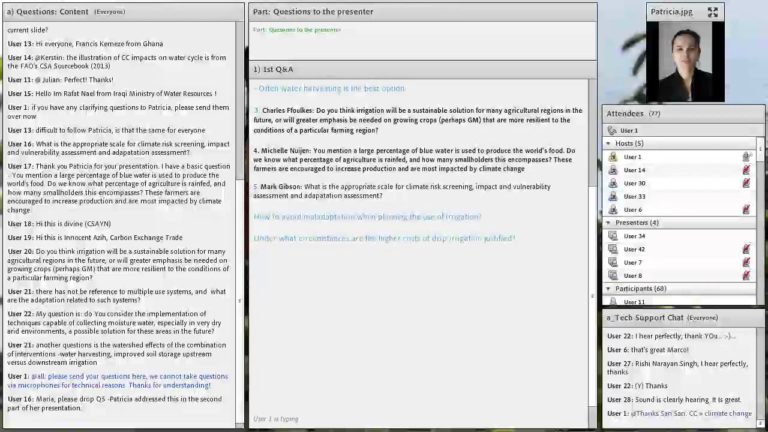 Webinar: Questions and answers with Patricia Mejias Moreno, FAO (part 2…
