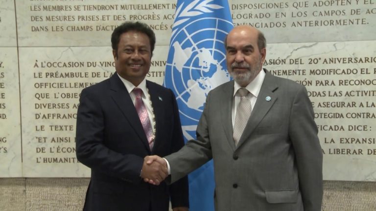 Interview with the President of Palau at FAO