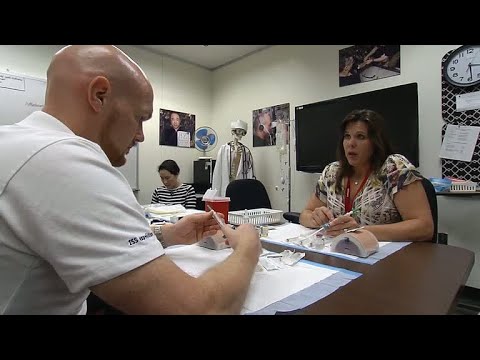 Alexander Gerst training for his second ISS mission