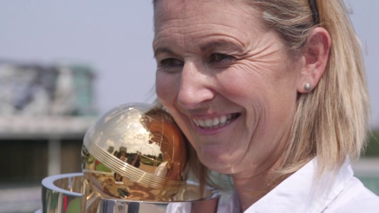 ICC Women’s World Cup: Charlotte Edwards visits All England Tennis club