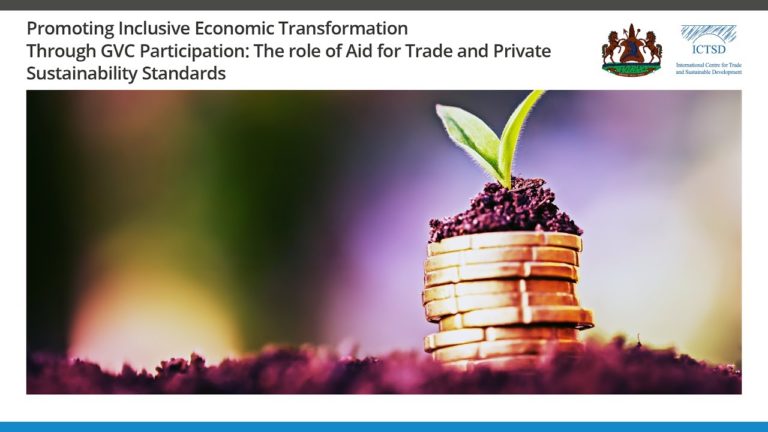 Promoting Inclusive Economic Transformation through GVC Participation