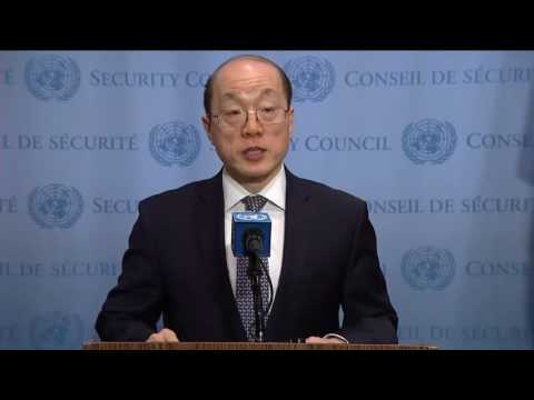 SC President (China) on Middle East (Syria) & Democratic Republic of the Congo – SC Stakeout