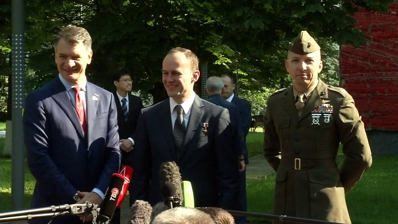 Expedition 52-53 Crew Departs for Kazakh Launch Site