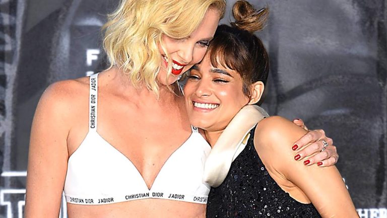 Charlize Theron & Sofia Boutella Are Close [European Premiere]