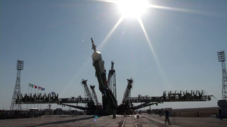Soyuz MS-05 rollout