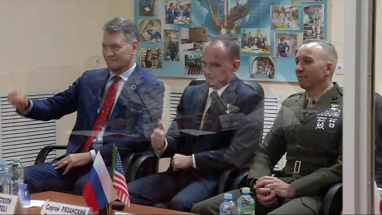 Russian State Commission Meeting and Final ISS Expedition 52-53 Pre-La…