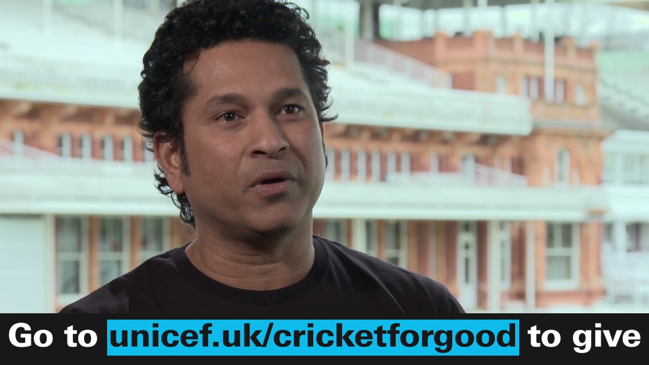 Sachin Tendulkar about of the importance of children living an active li…