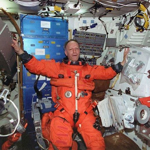 ESA astronaut Claude Nicollier flew on board the Space Shuttle four times from 1…