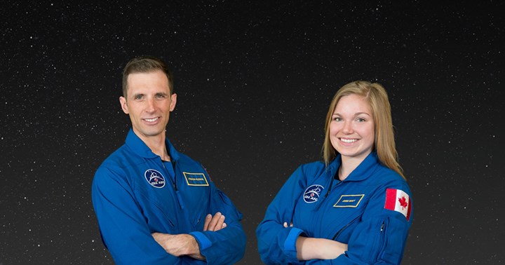 Joshua Kutryk and Jenni Sidey are Canada’s new astronauts and will join Jeremy H…