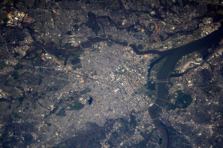 I took this picture of Washington DC from the International Space Station. Happy…