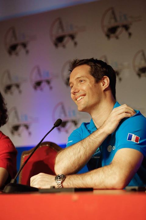 ESA astronaut Thomas Pesquet popped into the Rencontres économiques d’Aix-en-Pro…