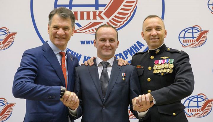 More pics of Expedition 52’s Paolo  #Nespoli, Sergei Ryazansky and Randy Bresnik…