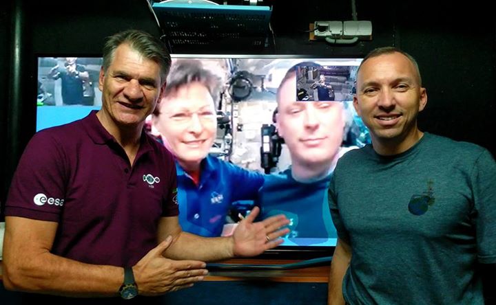 Look who’s here!Hello International Space Station, do you copy? Just had a nice …