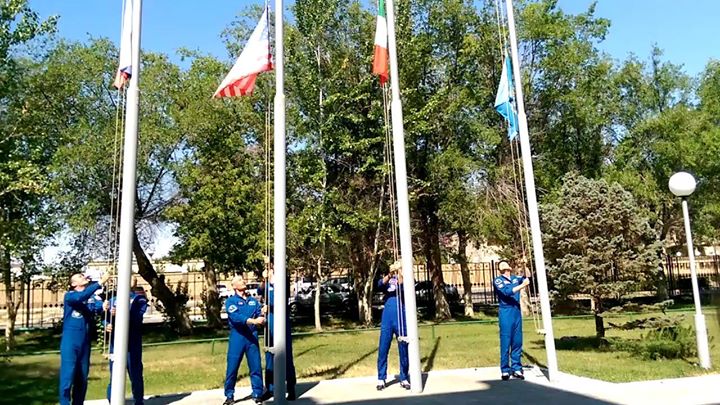 Just in from Paolo Nespoli…This compound, like the entire city of Baikonur, us…