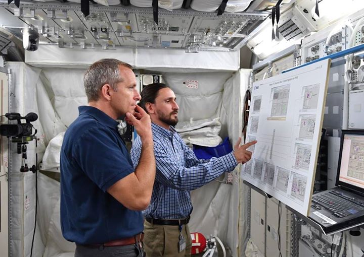 Meanwhile in Darmstadt, Canadian Space Agency astronaut David Saint-Jacques‏ has…