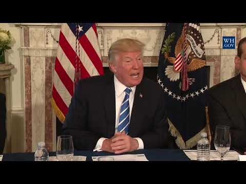 President Trump Participates in a Workforce Apprenticeship Discussion