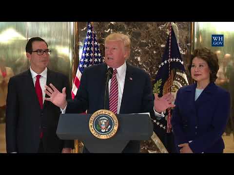 President Trump Gives a Statement on the Infrastructure Discussion