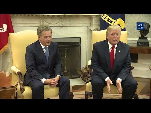 President Trump Meets with President Niinistö