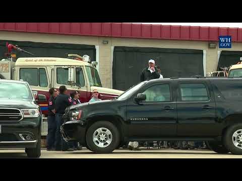 President Trump Thanks First Responders