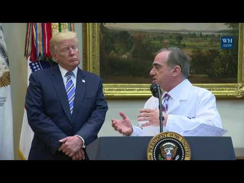 President Trump Participates in a Department of Veterans Affairs Telehealth Event