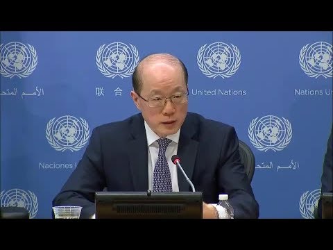 SC President (China) on D.P.R. Korea, Palestine & other topics – Press Conference (31 July 2017)