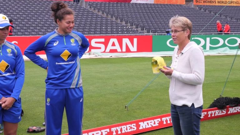 Belinda Vakarewa cap presentation