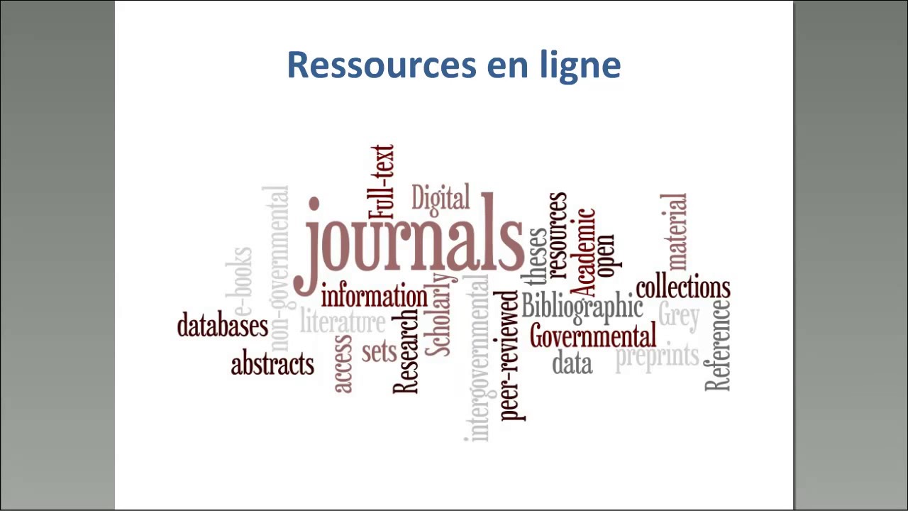 Des recherches en ligne efficaces pour les chercheurs. Retrouver de res…