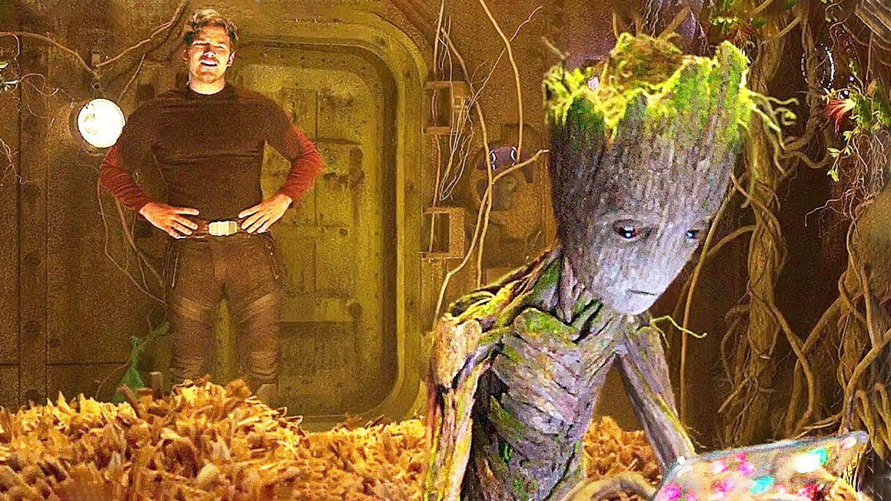 GUARDIANS OF THE GALAXY 2 Teen Groot NEW Deleted Scene (2017) Marvel Movie HD