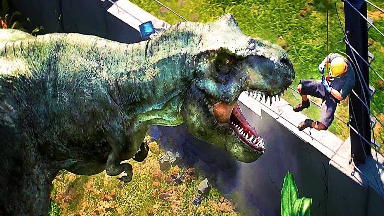 JURASSIC WORLD Evolution Game Trailer (Dino Theme Park Simulator – 2018)