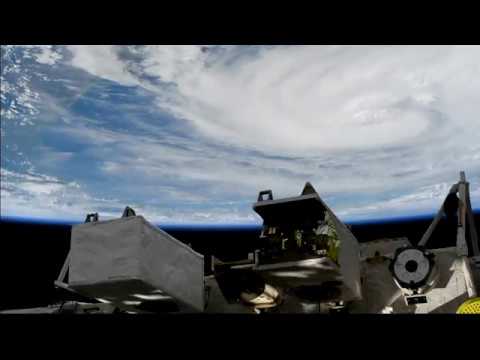 Space Station Camera Captures New Views of Hurricane Harvey