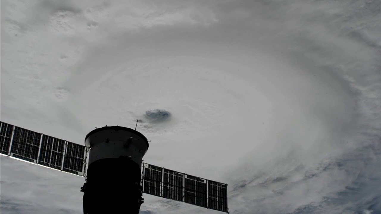Space Station Cameras Peer down on Major Hurricane Harvey