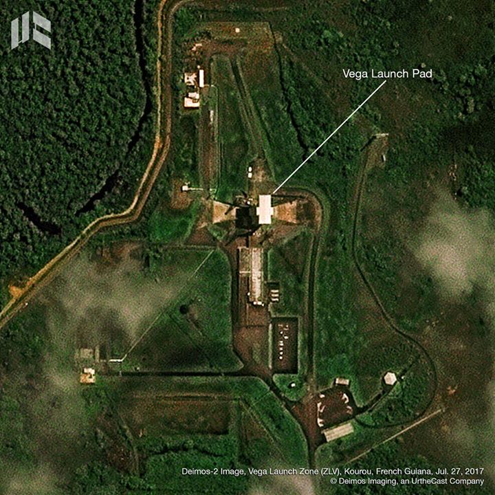 The #Vega launch Zone in Kourou looks good from #DEIMOS2 orbit!
Good Luck #VV10 …
