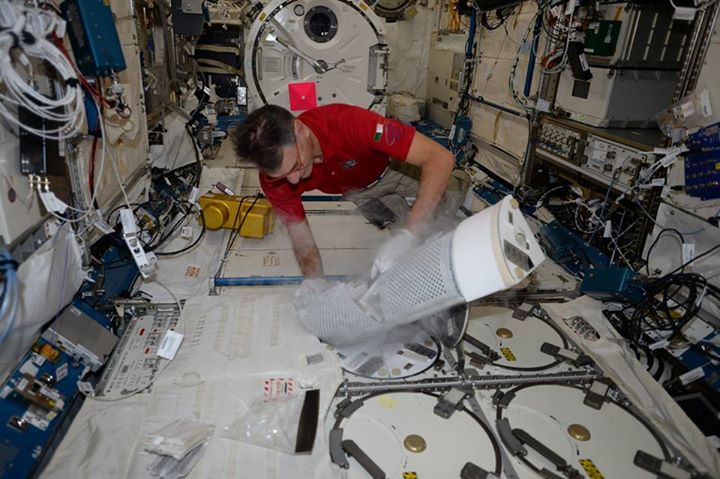 Staying cool this morning in the International Space Station… ;-)The coolest p…