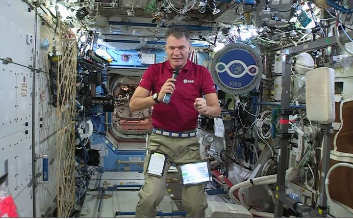 Expedition 52’s ESA Flight Engineer Paolo Nespoli discussed his first days in sp…
