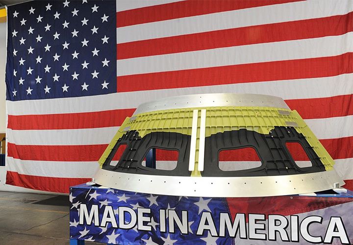 The first structural piece of our Orion spacecraft that will…