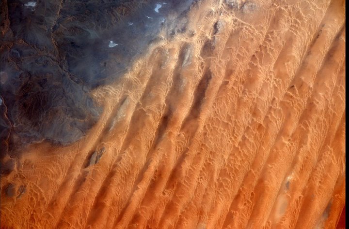 Mars? No, this is Earth, the desert of northern Mali in fact, in a view taken by…