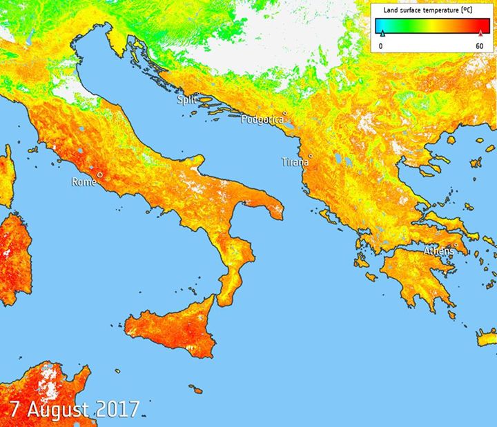 Southern Europe is in the grip of a relentless heatwave, fuelling wildfires and …