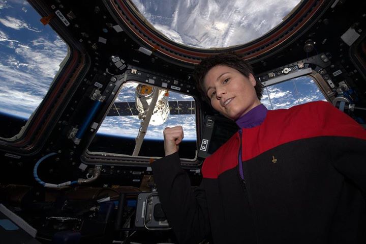 ESA – European Space Agency astronaut Samantha Cristoforetti is a big fan of Sta…