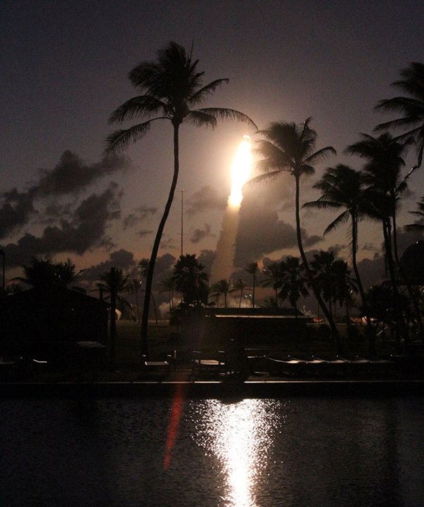 Night-time white artificial clouds will be formed in the sky…