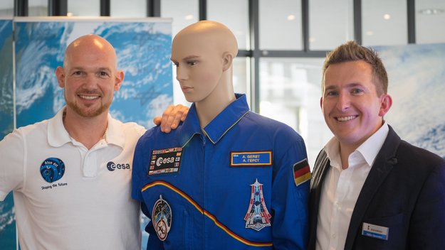 ESA-Astronaut Alexander Gerst beim Sommerfest in Künzelsau & DLR-Ausstellung „Das neue Bild vom Nachbarn Mars“